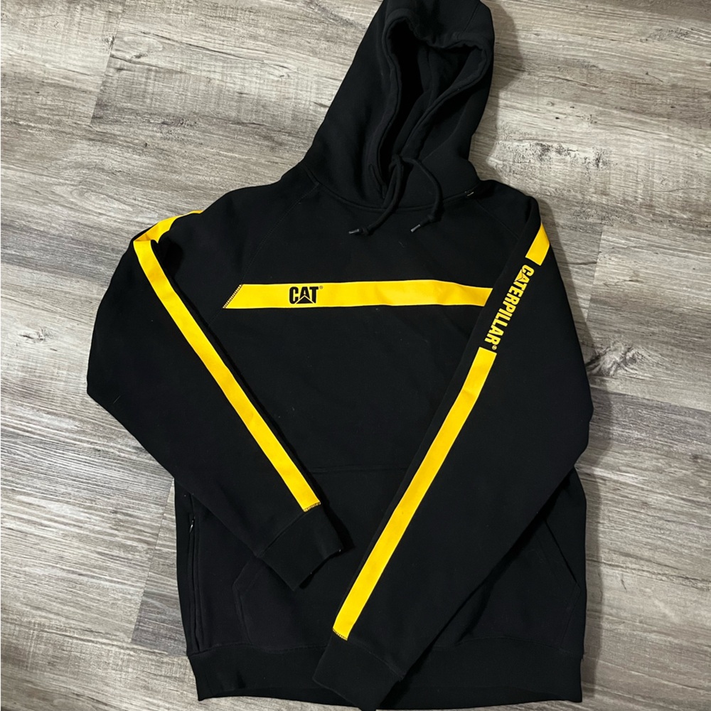 caterpillar icon stripe pullover hoodie - Picture 3 of 13